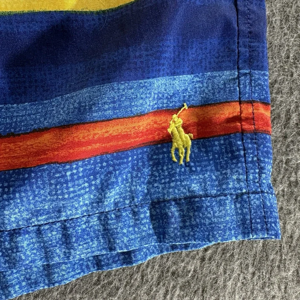 Polo Ralph Lauren Shorts Mens 2XL Lined Swimwear Lightweight Swim Stripes